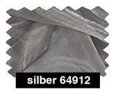 Chiffon Souplesse argent l 150cm difficilement inflammable