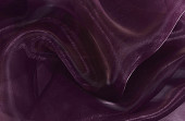 Chiffon Souplesse purple w 150cm flame-retardant