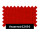 Molton rouge feu l 130cm 100 % coton