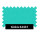 Molton turquoise w 130cm 100% cotton