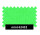 Molton menthe l 130cm 100 % coton