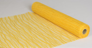 Deco Wave Matte gelb 53cm breit x 9,1m/Rolle