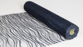 Deco Wave Matte dunkelblau 53cm breit x 9,1m/Rolle
