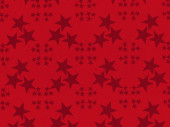 Geschenkpapier Sterne rot metallic-glänzend 50cm x 50m