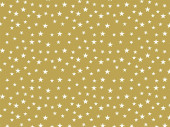 Geschenkpapier Little Stars gold-weiss, 50cm x 50m