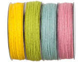 Kordel Twist m.Draht grün 2mm x 50m