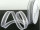 Band Organza weiss/silber 15 mit Satinkante, 15mm x 20m