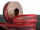 Band Organza rot/gold 25 mit Satinkante, 25mm x 20m