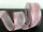 Band Organza rosa/silber 40 mit Satinkante, 25mm x 20m