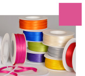 Doppelsatinband pink 3mm breit x 50m/Rolle
