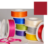 Doppelsatinband bordeaux 3mm breit x 50m/Rolle