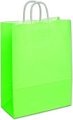 Papiertragetasche color 25St hellgrün, 24 x 11 x H 31cm