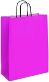 Papiertragetasche color 25St purple, 24 x 11 x H 31cm