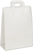 Papiertragetasche 25 Stück weiss, 22 x 10 x H 36cm
