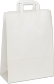 Papiertragetasche 25 Stück weiss, 40 x 16 x H 45cm