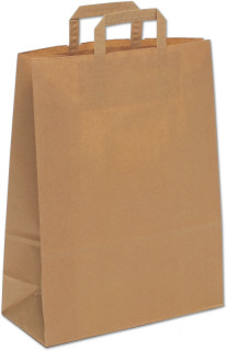 Papiertragetasche 25 Stück braun, 40 x 16 x H 45cm
