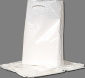 Polytragetaschen weiss 38x10x H45cm 500 Stk/Pack mit...