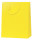 Tragetasche Color gross gelb, 26 x 12,7 x H 32,4cm mit Kordel-Henkel, matt