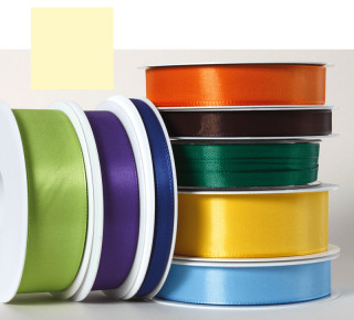 Textilband crème 25mm breit x 50m/Rolle