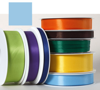 Textilband hellblau 25mm breit x 50m/Rolle
