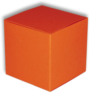 Colour Cube L orange-rot 140 x 140 x 140mm