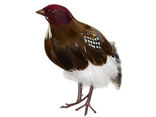 partridge upright brown-colored 17cm