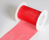 Chiffonband Sheer rot 112mm x 25m/Rolle