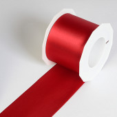 Satinband Adria rot 72mm breit x 25m/Rolle