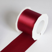Satinband Adria bordeaux 72mm breit x 25m/Rolle