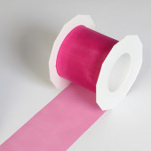 Chiffonband Sheer pink 72mm x 25m/Rolle
