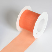 Chiffonband Sheer orange 72mm x 25m/Rolle