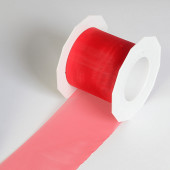 Chiffonband Sheer rot 72mm x 25m/Rolle
