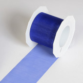 Chiffonband Sheer royalblau 72mm x 25m/Rolle