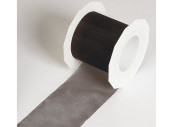 Chiffonband Sheer taupe 72mm x 25m/Rolle