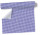 Tischläufer/Tischset Vichy 40cmx3.6m/Rolle lila/weiss perforiert für 12 Tischsets