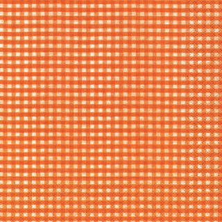 Servietten Vichy Zellstoff 33 x33cm 20 Stk.orange/weiss