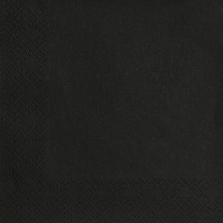 Servietten Deluxe Deco schwarz, 33x33cm, 20 Stück