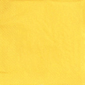 Servietten Deluxe Deco sonnengelb, 33x33cm,20 Stück