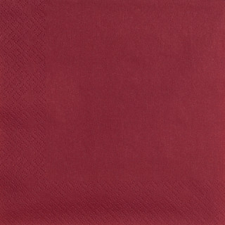 Servietten Deluxe Deco bordeaux, 33x33cm, 20 Stück