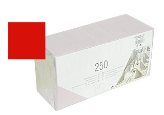 Servietten rot 33x33cm 250 Stk/P. Zellstoff