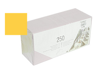 Servietten gelb 33x33cm 250 Stk/P. Zellstoff