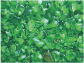 Glasnuggets grasgrün Ø 2 - 4mm, 650g, 550ml