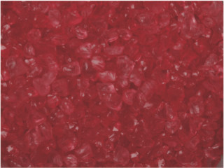 Glasnuggets rot Ø 2 - 4mm, 650g, 550ml