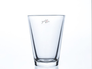 Glasvase konisch Ø 11cm x 15cm hoch
