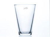 Glasvase konisch Ø 12cm x 17cm hoch