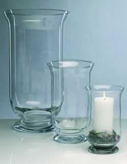 Windlichtglas Hurricane 25cm hoch x Ø 15.5cm