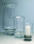 Windlichtglas Hurricane 25cm hoch x Ø 15.5cm