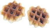 Waffeln mit Zucker 2 Stück 8 x 9 x 2,5cm
