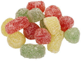 Fruchtgummi mit Zucker 16 St bunt, 2,5 - 4cm