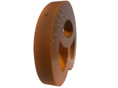 Brezel XL braun Styrofoam 50 x 37 x 6cm